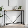 VidaXL Măsuță consolă, stejar sonoma, 102x22,5x75 cm, lemn prelucrat