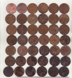 bnk mnd Marea Britanie Anglia lot 42 monede de 1 penny 1862-1967