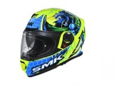 Casca Moto Integrala SMK Twister Dragon GL458 XS Unisex, Viziera Antizgariere, Ventilatie, Captuseala Hipoalergenica, Prindere Rapida, Siguranta ECE