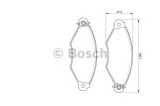 Set placute frana,frana disc PEUGEOT 306 Hatchback (7A, 7C, N3, N5) (1993 - 2003) BOSCH 0 986 424 453