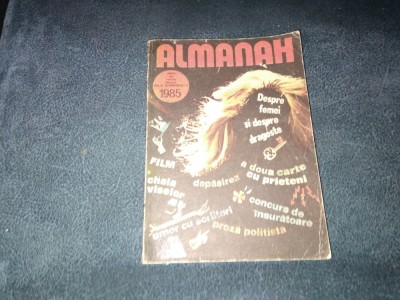 ALMANAHUL VIATA ROMANEASCA 1985 foto