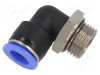 Racord push-in unghi 90&deg; rotativ PNEUMAT 0,95-15bar 0-60&deg;C
