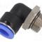 Racord push-in unghi 90&deg; rotativ PNEUMAT 0,95-15bar 0-60&deg;C