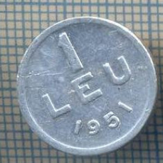 AX 782 MONEDA- ROMANIA - 1 LEU -ANUL 1951 -STAREA CARE SE VEDE