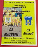 Program meci fotbal CS MIOVENI - CS AFUMATI (05.08.2017)