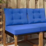 vidaXL Perna pentru canapea de exterior 2 pcs Turcoaz Poliester 900794