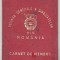 bnk div UGSR din Romania 1967 - carnet de membru