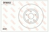 Disc frana fata TRW DF8052