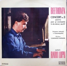 Disc vinil, LP. CONCERT NR.3 PENTRU PIAN SI ORCHESTRA IN DO MINOR-LUDWIG VAN BEETHOVEN-288247