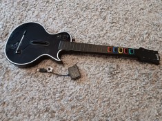 Chitara guitar Redoctane Les Paul controller wireless *(fara fir) cu dongle pentru jocul Guitar Hero, Rock Band compatibila pt playstation 3 ps3 ps 3