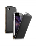 Cumpara ieftin Husa Telefon Flip Vertical Apple iPhone 4 Black