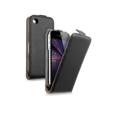 Husa Telefon Flip Vertical Apple iPhone 4 Black