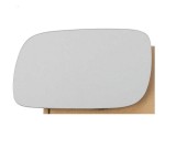 Geam oglinda exterioara cu suport fixare VW Touareg (7l), 10.2002-12.2006, partea Stanga, incalzit; sticla convexa; geam cromat, Aftermarket