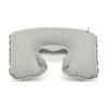 Perna Gat Calatorie Vita 47x30cm, PVC Hipoalergenic, Gonflabila, Gri