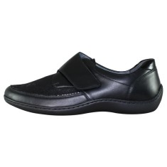 Pantofi casual dama piele naturala - Waldlaufer negru - Marimea 40.5 foto