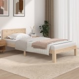 VidaXL Cadru de pat, 100x200 cm, lemn masiv de pin 810485