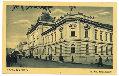 71 - SARTU-MARE, market, Romania - old postcard, real Photo - used - 1941 foto