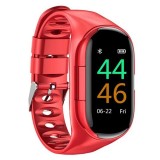 Bratara Smart Fitness cu Casti Bluetooth InEar Techstar&reg; M1 Bluetooth 5.0, HD TFT, Incarcare USB, Greutate 36g, Control Touch, Incarcare Magnetica, Ro