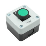 Carcasa buton comanda START verde cu revenire 1NO Breckner Germany