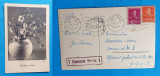 Carte Postala veche circulata anul 1943 CENZURAT - trimisa pe front - piesa rara, Sinaia, Printata