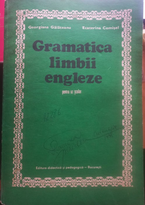 Gramatica limbii engleze