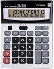 Calculator de birou, 12 cifre, alimentare duala(solar/baterie), taste din plastic, display mare, design ergonomic, DM-1200V, Multicolor