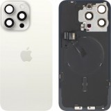 Capac Baterie Apple iPhone 15 Pro Max, Alb (White Titanium), Swap