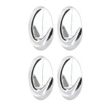 C&acirc;rlig X4 Pvc Oval &ndash; Crom | Cuiere Baie