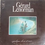 Vinil Gerard Lenorman - Quelque Chose Et Moi... (LP, 1974, CBS, Folk/Pop/Rock) Disc 30cm