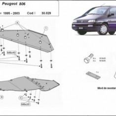 Scut motor metalic Peugeot 806 1994-2002