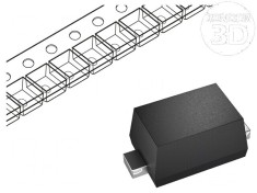 Diodă redresoare SMD 400V 3A M2F Ufmax 1,1V Ifsm 75A Ir 10uA