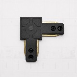 Conector pentru sina SN204BK,6.5x6.5x1.5cm,Neagra