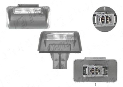 Lampa numar Ford Transit (V184/5), Transit (Ve6/Ve64/Ve83), Transit/Tourneo (V347/8), Transit/Tourneo Connect (C170), Transit/Tourneo Courier; modele foto
