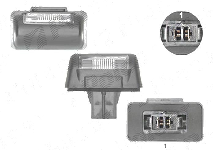 Lampa numar Ford Transit (V184/5), Transit (Ve6/Ve64/Ve83), Transit/Tourneo (V347/8), Transit/Tourneo Connect (C170), Transit/Tourneo Courier; modele