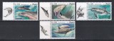 Angola 2018 - Delfini, Serie cu Tapsuri pe St&acirc;nga, MNH