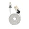 Cablu Date &amp; Incarcare Plat APPLE Lightning - 2 Metri (Alb)