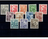 Iugoslavia 1951 - Uzuale, economia, serie neuzata