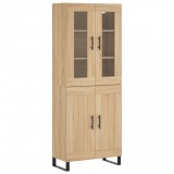 Cumpara ieftin Dulap inalt, stejar sonoma, 69,5x34x180 cm, lemn compozit