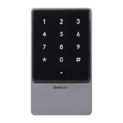 Controler stand-alone cu tastatura touch si cititor card EM 125kHz + Mifare 13.56MHz, carcasa antivandal - SEBURY SEB-sTouch2 SafetyGuard Surveillance foto