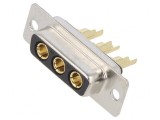 Mufă Mamă D-Sub 5 PIN pentru PCB THT 240V, MH CONNECTORS