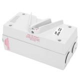 Intrerupator Izolator Waterproof 2P 35A 440V, ABS Ignifug, Uz Industrial, Protectie UV, Apa, Praf, 160x78x66mm