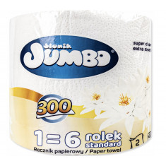 H&acirc;rtie JUMBO cu m&acirc;ner 2 straturi 300 de coli