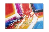 Cumpara ieftin Tablou abstract pictat manual, Reflexii abstracte, 90x60cm ulei pe panza, gata de agatat pe perete