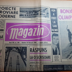magazin 10 februarie 1968-articol despre upetrom ploiesti,macheta garii predeal