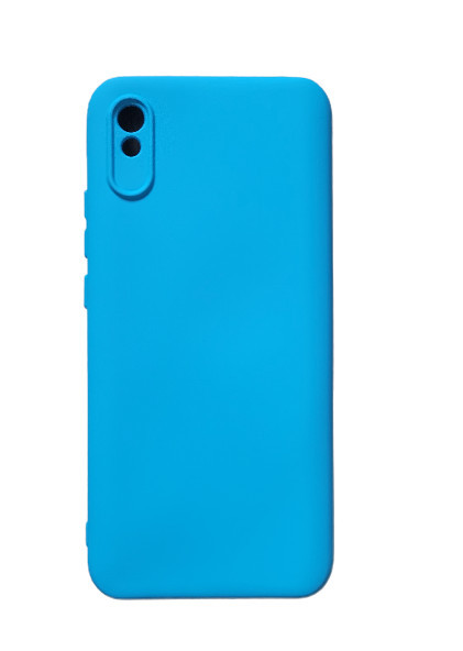 Huse silicon antisoc cu microfibra pentru Xiaomi Redmi 9A 4G Albastru