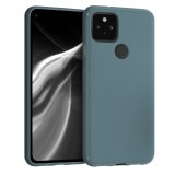 Husa pentru Google Pixel 5, Silicon, Albastru, 51722.207, Carcasa, Kwmobile