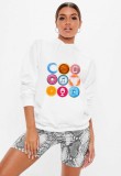 Hanorac dama alb - Circle - L, THEICONIC