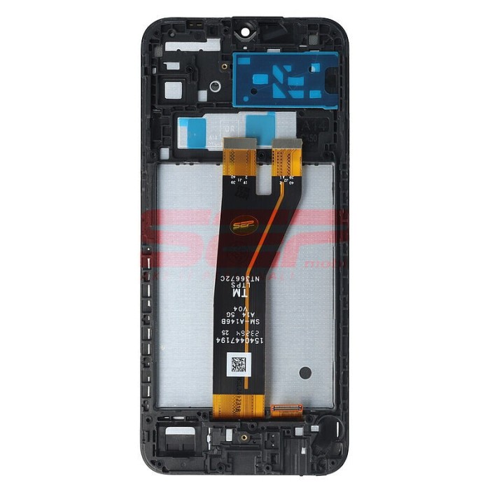 LCD+Touchscreen cu Rama Samsung Galaxy A14 4G / A145F / A14 5G / A146B BLACK COMPATIBIL (NON-EU)
