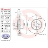 Set disc frana Dacia Dokker Express Box 11.12-, Dokker Mpv (Ke) 11.12-, Lodgy (Js) 03.12-; Renault Captur I (J5 H5) 06.13-, Clio 2 (Bb Cb) 03.98-12.1, BREMBO