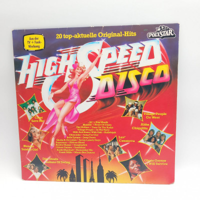 various HIGH SPEED DISCO 1979 vinyl LP NM / NM disco , europop foto